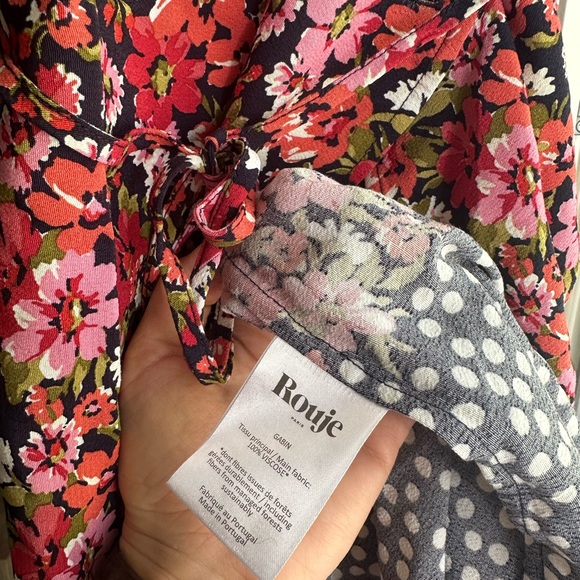 Rouje GABIN dress Jacinthhe Marine FR36 - Picture 5 of 6